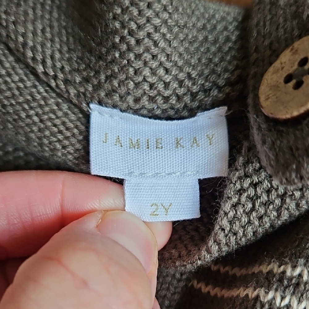 Jamie Kay Olive Knit Romper - Picture 2 of 6